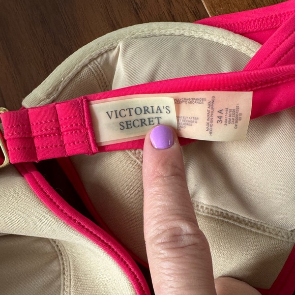 [Victoria’s Secret] Pink/Red Push-up Bikini Top - Picture 4 of 4